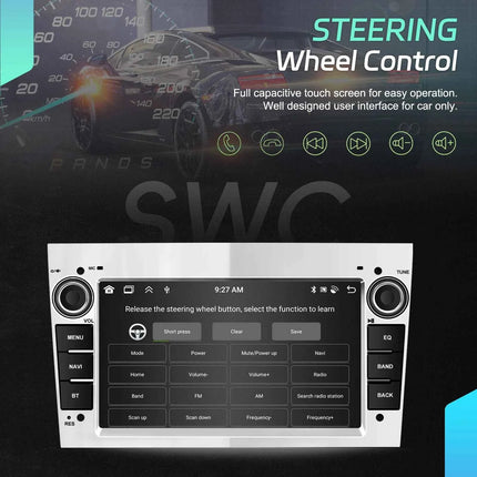 Podofo CarPlay Android Radio For Opel Astra Antara Corsa Zafira Combo Car Intelligent System 2din GPS Stereo Dashboard Car Radio
