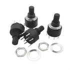 1/2/5 pz SR16 plastica 16MM interruttore a fascia rotante 1 polo 5/6/8 posizione 2 poli 3/4 posizione maniglia lunghezza 15MM asse interruttori rotondi