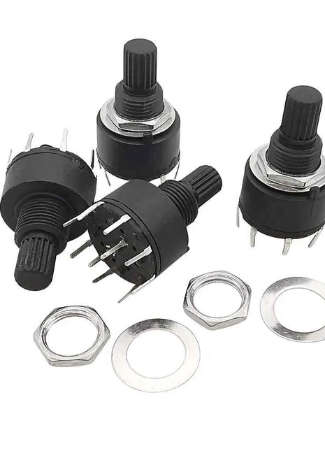 1/2/5 pz SR16 plastica 16MM interruttore a fascia rotante 1 polo 5/6/8 posizione 2 poli 3/4 posizione maniglia lunghezza 15MM asse interruttori rotondi