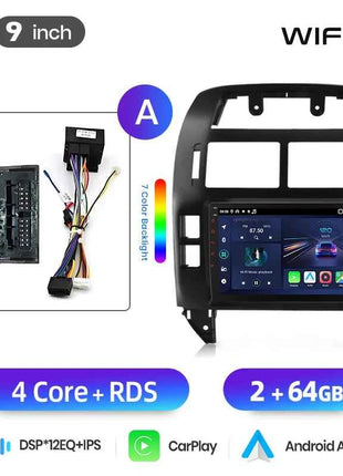 Junsun AI Voice Wireless CarPlay Android Auto Radio for Volkswagen Polo Mk4 IV 2001-2009 Car Multimedia GPS BT FM 2din autoradio