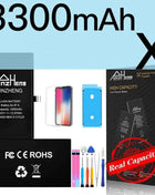 PINZHENG Real High Capacity Battery For iPhone 8 Plus SE 5S 6 6S 7 X Xr Xs Max Phone Replacement Batteries Warranty One Year