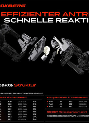 Frankberg 1x Serratura portellone posteriore per Audi A2 8Z0 A4 8E2 B6 8E5962115B 8E5962115B
