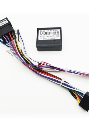 ISO CAN Bus wiring, VAN protocol with SWC retention, 16-pin Android Plug&Play cable adapter, for Peugeot 206 307 Citroen Xsara