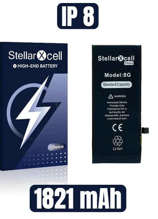 Choice StellarXcell OEM Chip Battery Replacement for IPhoneSE 7 8 X XR XS XSMAX iphone11 12pro 13mii 14pro 15Pro  Replacement