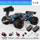 SCY9522PRO Super Brushless Motor Remote Control Car 85 km/h or 50 km/h High-Speed 4WD 1:16 Scale Model Racing Car Boy Toy Gift