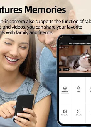 ROJECO Automatic Cat Feeder With Camera Video Cat Food Dispenser Pet Smart Voice Recorder Remote Control Auto Feeder For Cat Dog
