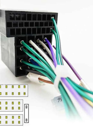 Adattatore cablaggio con decodificatore bus CAN, cavo da 16 pin a ISO, per Mercedes Classe B W245 W246, Viano, Vito W639, Classe R W251