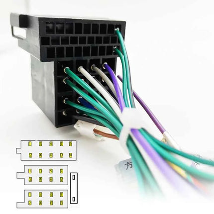 Adattatore cablaggio con decodificatore bus CAN, cavo da 16 pin a ISO, per Mercedes Classe B W245 W246, Viano, Vito W639, Classe R W251