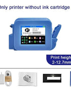EURANNIT XMINI 12.7mm Portable Mini Inkjet Printer with Fast Dry Ink for Logo Expire Date QR Barcode Batch Number Label Printer