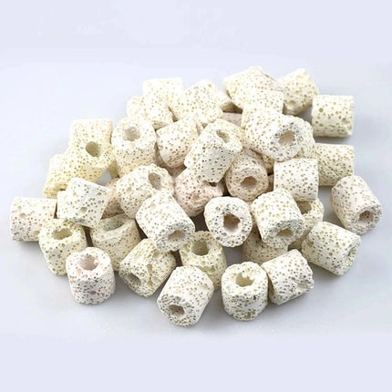 250g/bag Aquarium Filter Media Activated Carbon Ceramic Ring Aquarium Bio Ball Filter Water Quality Fish Tank Filter Accessories