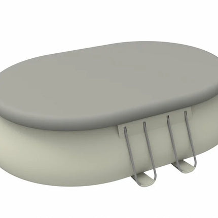 Piscina Fuoriterra Ovale Avenli Frame Oval – 540x304x106 cm con Pompa, Scala e Teli