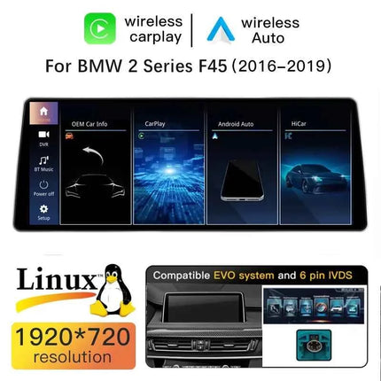 15.8 "Linux HD Screen Car Radio For BMW F45 F46 F87 2013-2018 NBT EVO Stereo Car Multimedia GPS Naviagtion DSP Touch Screen 4G Audio Carplay