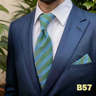 Set Cravatta e Fazzoletto Uomo Colorato 160cm - Accessori Matrimonio
