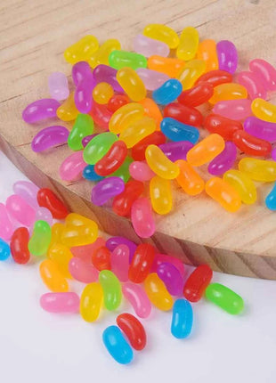 20pcs Mini Candy Fondant Fruit Candy Pop Artificial Candy Beans Miniature Food Play Handmade Simulation Home Decor Decorations