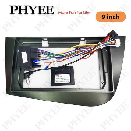 Cablaggio CAN Bus con telaio pannello sistema Android da 9 pollici per guida a sinistra Seat Leon 1P 2005 - 2012, adattatore cavo a 16 pin