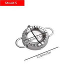 Ravioli Maker Stainless Steel Dumpling Mold Dumpling Wrapper Mold Dough Press Cutter Empanada Press Pie Ravioli Press