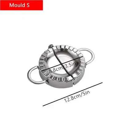 Ravioli Maker Stainless Steel Dumpling Mold Dumpling Wrapper Mold Dough Press Cutter Empanada Press Pie Ravioli Press