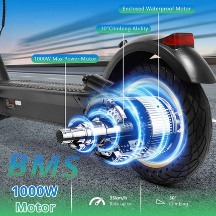 AOVOPRO TX01 Electric Scooter 500W Powerful Motor 35KM/H 45KM 42V14.5AH 10Inch Pneumatic Tyre Smart Foldable A1MAX EScooter