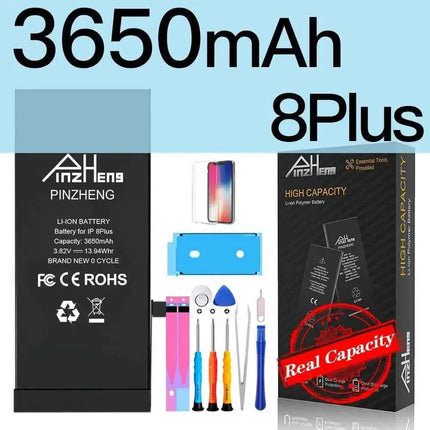 PINZHENG Real High Capacity Battery For iPhone 5S SE 6 6S 7 8 Plus X Xr Xs Max Phone Replacement Bateria Warranty One Year