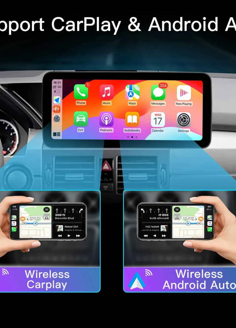 10.25''Android 14 AutoRadio for Mercedes Benz GLK Class X204 2008-2015 Car Multimedia Screen System Player GPS Navi Carplay Auto
