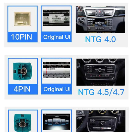 12.3"Android 14 Car Multimedia For MercedesBenz W204 W205 2007-2018 Wireless Auto Radio Player Stereo Screen Head Unit Carplay