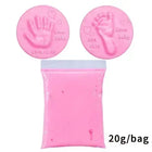 Impronta del bambino Creatori di argilla Infantile Asciugatura dell'aria Argilla morbida 3D Impronta digitale Impronta Zampa Kit Genitore-figlio Inkpad Giocattolo fai da te Souvenir per bambini