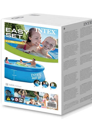 Piscina Gonfiabile Intex 28120 305x76cm per Famiglie e Bambini, Laghetto per Pesci, Divertimento Estivo all'Aperto