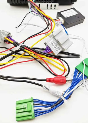 Cablaggio radio Decodificatore CAN Bus Spina da 16 pin a connettore 14 pin Ingresso audio RCA Adattatore cavo Android per auto per Volvo XC90 MK1
