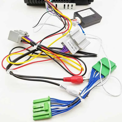 Cablaggio radio Decodificatore CAN Bus Spina da 16 pin a connettore 14 pin Ingresso audio RCA Adattatore cavo Android per auto per Volvo XC90 MK1