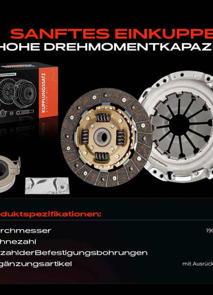 Kit Frizione Frankberg 1x per Citroën C1 PM PN, Peugeot 107 PM PN, Toyota Aygo B1 1.0L 31210-0H040 619307200 3000951951