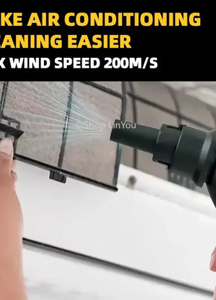 Soffiatore d'aria senza fili Dewalt Brushless con ugello, pistola multifunzione per la rimozione della polvere e gonfiatore (senza batteria)