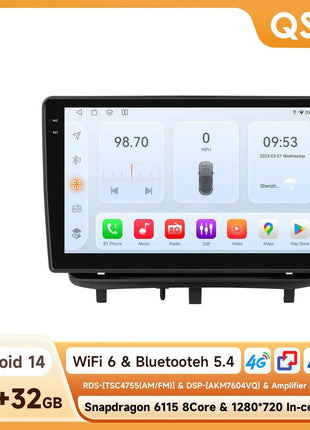 Hizpo Car Radio Multimedia Player For Opel Corsa D 2007-2012 Hatchback Van Wireless CarPlay Android 14 Auto Intelligent System