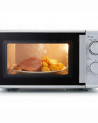 Forno a Microonde Compatto 20L - 5 Livelli di Potenza, Timer, Scongelamento