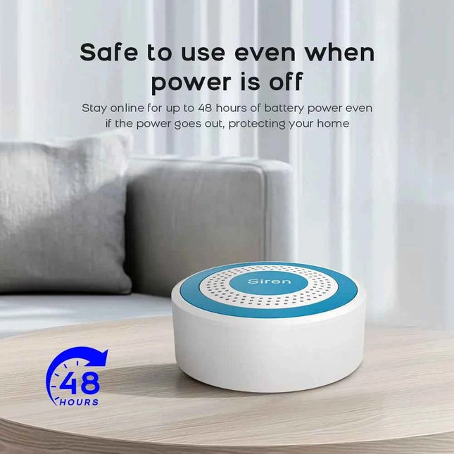PGST WiFi Alexa Tuya Smart Life Home Alarm Security System Kit Set Home Automation Alarm Security Protection Door Motion Sensor