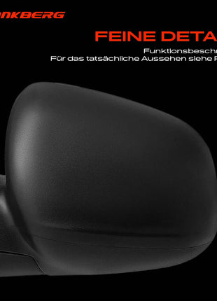 Frankberg 1x Specchietto Retrovisore Esterno Sinistro per Mercedes-Benz Citan Box/MPV Mixto Tourer Renault Kangoo A4158100316 963029296R