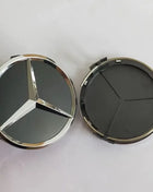 Set di 4 Coprimozzi da 75mm per Mercedes-Benz AMG W203 W206 W220 W205 W211 W212, Coperture per Cerchioni con Emblema Benz