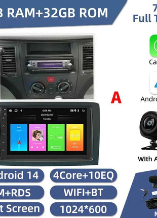 Car Radio For Fiat Idea Lancia Musa 2003-2008 2 Din Android Multimedia Stereo Player Head Unit Autoradio GPS Navigation Carplay