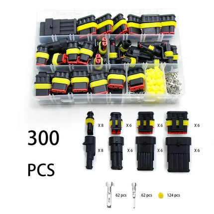 Waterproof Connectors Kit Automotive Wire Quick Connector Electrical In Car Wiring Auto Seal Socket 1 2 3 4 5 6 Pin Plug Kit Way