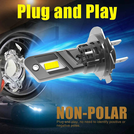 2pcs H7 PX26d Led Headlight Canbus Car Bulb Bright Moto Fog Light Auto Turbo Diode Lamp 12v 55w For Skoda Octavia 2 3 2006~2025