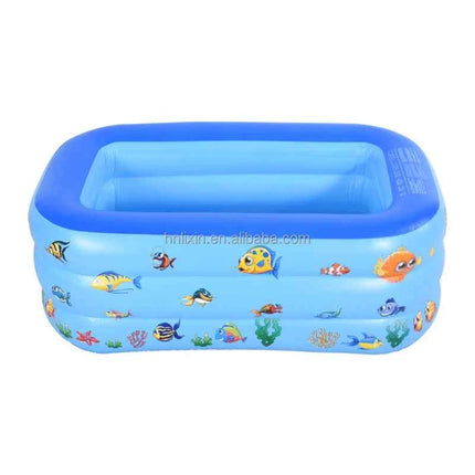 Stock Piscina familiare all'aperto all'ingrosso per bambini Adulti Piscina gonfiabile da 150 cm Piscina gonfiabile portatile per bambini