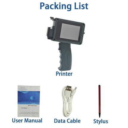 DCODE DC15 12.7mm Portable Handheld Inkjet Printer Mini Handheld Printer Non-encrypted QR Barcode Image Logo Date Coding Machine