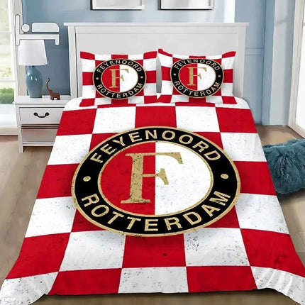 3D Print Hot Fc F-Feyenoords Bedding Set Bedroom Quilt Cover Set Single Double Size Duvet Cover Pillowcase for Adult Boys