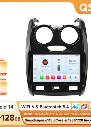 Android Car Radio Player audio for Renault Duster 2015 - 2020 wireless Carplay Android Auto 2din GPS Intelligent Multimedia DSP