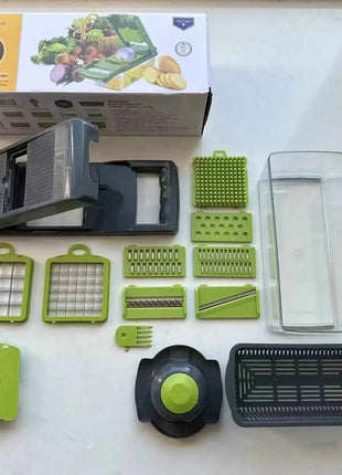 14/16 in 1 Multifunctional Vegetable Chopper Onion Chopper Handle Food Grate Food Chopper Kitchen Vegetable Slicer Dicer Cut