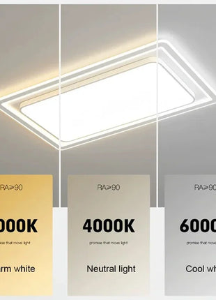Lampada da soggiorno moderna con telecomando Lampada da soffitto a LED semplice Decorazioni per la casa Lampada da camera da letto Apparecchio di illuminazione per sala da pranzo per interni