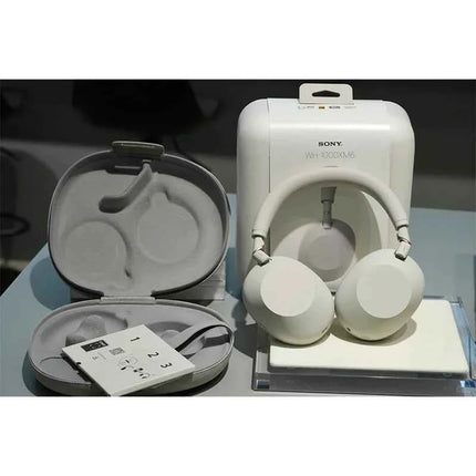 Sony WH-1000XM6 Headphones Noise Cancelling High Resolution Sound Soft Fit Foldable Design 30 Hours Battery Support iOS Android