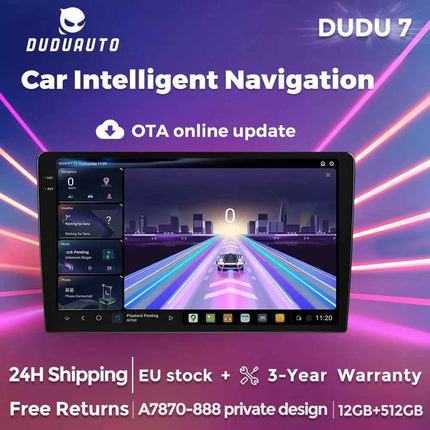 DUDUAUTO EU DUDU7 DUDU 7 A7870 AKM7739 Wireless Carplay 9/9.5/10/10.36 inch Android 13 Car Radio Multimedia GPS  Stere Head Unit