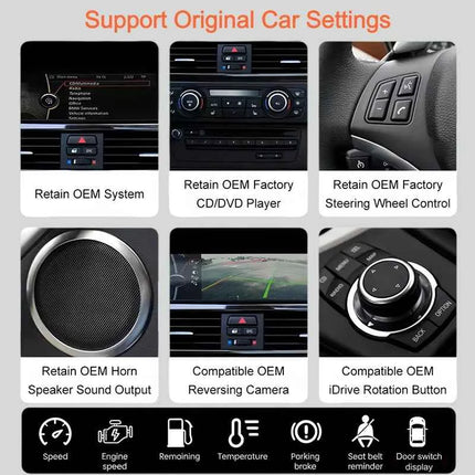 Bonroad 10.25" Wireless Carplay Android Auto Car Radio For BMW 1 2 3 4 Series F20 F21 F23 F30 F31 F32 F33 F34 F35 F36 2013-2017