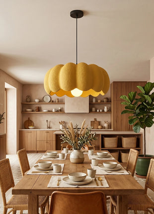 Lampadario AuroraRealm in Stile Wabi Sabi, Lampada a Sospensione a Forma di Zucca per Camera da Letto, Stanza dei Bambini e Sala da Pranzo