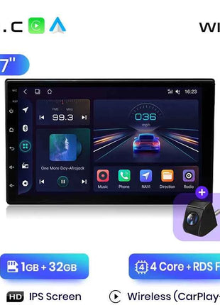 Junsun Qualcomm 8-Core 360 View Camera Universal Stereo 7" 9" 10" Car Radio CarPlay Android Auto Multimedia Player GPS DSP WiFi